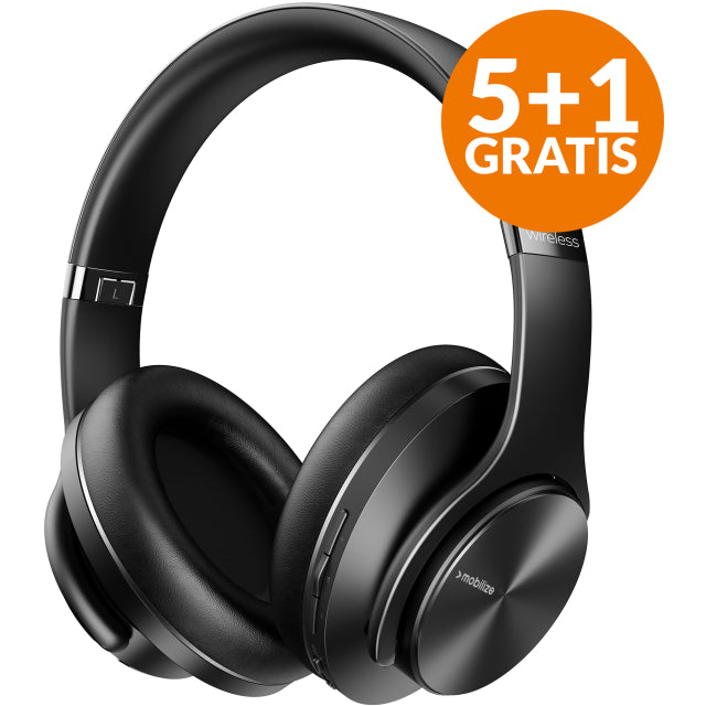 Mobilize Bluetooth Headphone with Speaker Function Black (5+1 Gratis)
