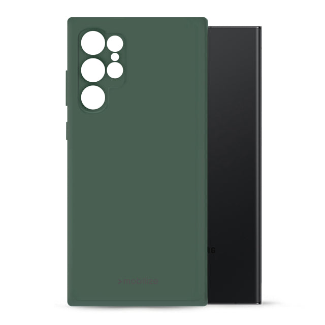 Mobilize Rubber Gelly Case Samsung Galaxy S24 Ultra 5G Matt Green