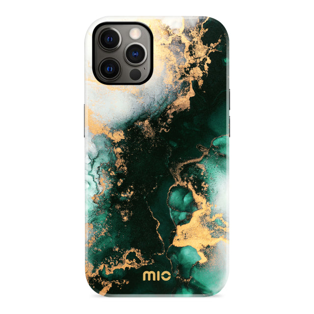 MIO Green Marble Magsafe Kompatibel für iPhone 12/12 Pro