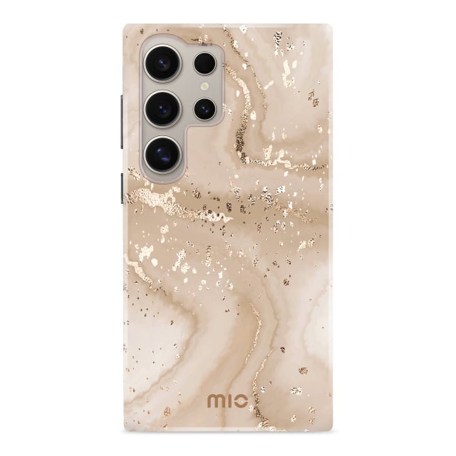 MIO Gold Marmor MagSafe kompatibel für Samsung S24 Ultra 5G