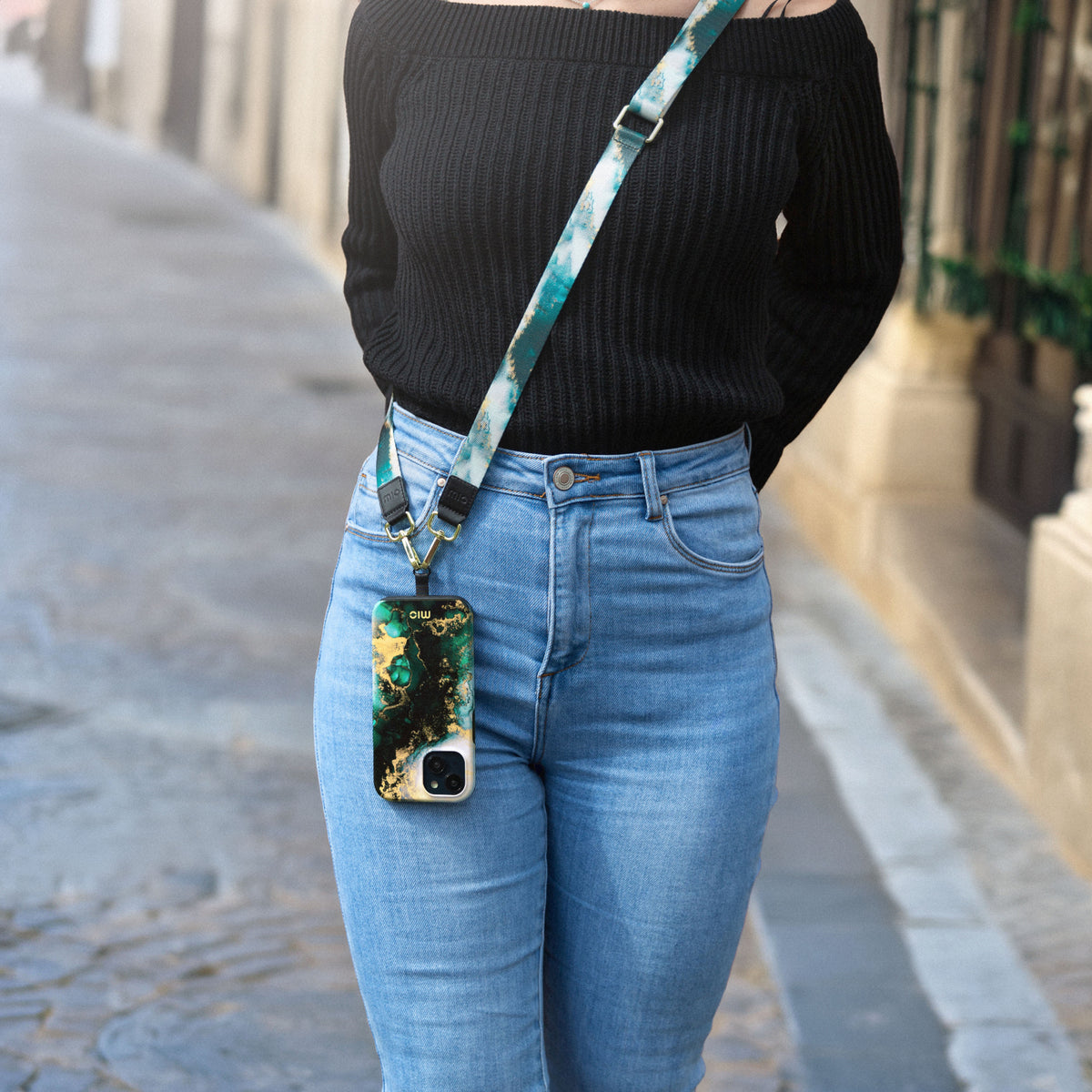 MIO Lanyard Green Marble