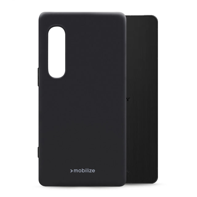 Mobilize Rubber Gelly Case Sony Xperia 1 VI Noir Mat