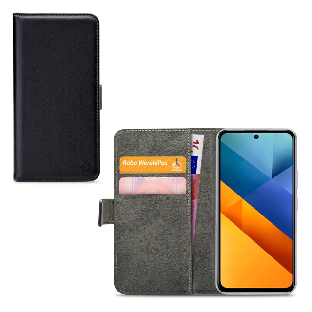 Mobilize Classic Gelly Wallet Book Case Xiaomi Poco M6 4G/Redmi 13 4G Schwarz