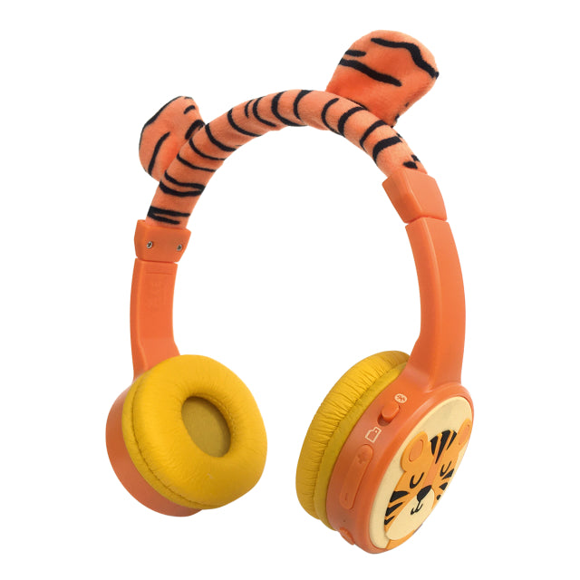 Mobilize Wireless/Wired Over-Ear Kinderkopfhörer 85dB Tiger