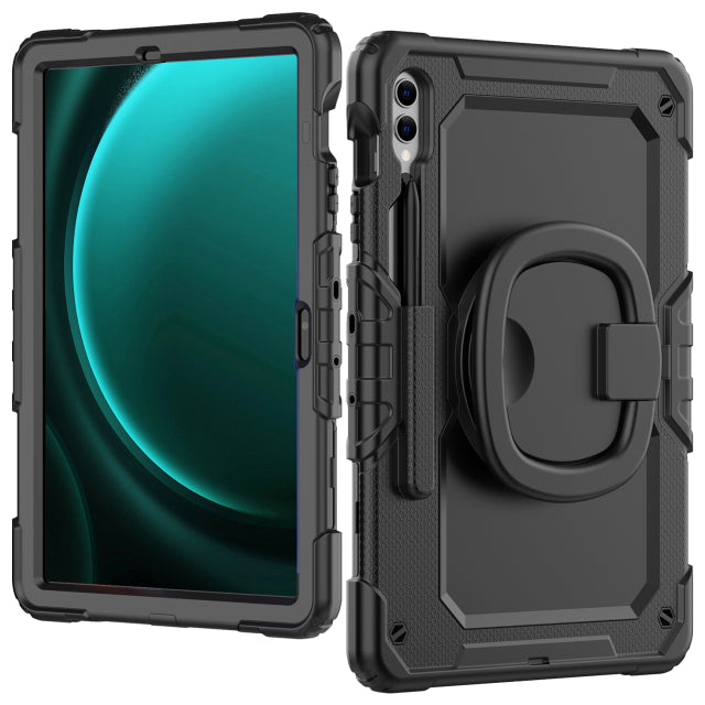Mobilize Rotating Defender Case Standfunktion für Samsung Galaxy Tab S9+/S9 FE+/S10+ 12.4 Schwarz