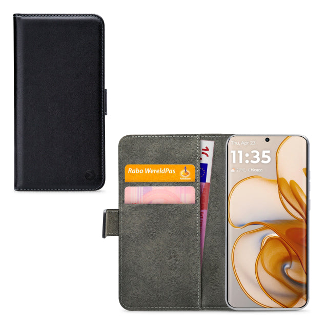 Mobilize Classic Gelly Wallet Book Case Motorola Edge 50 Noir