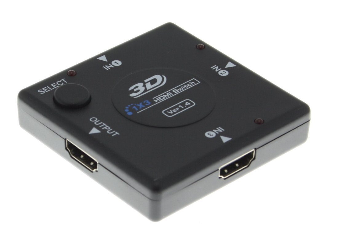 3 Poorts HDMI Switch - Full HD 1080P