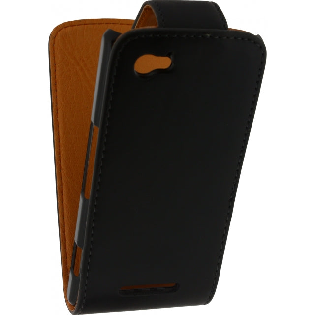 Xccess Flip Case Sony Xperia M Schwarz