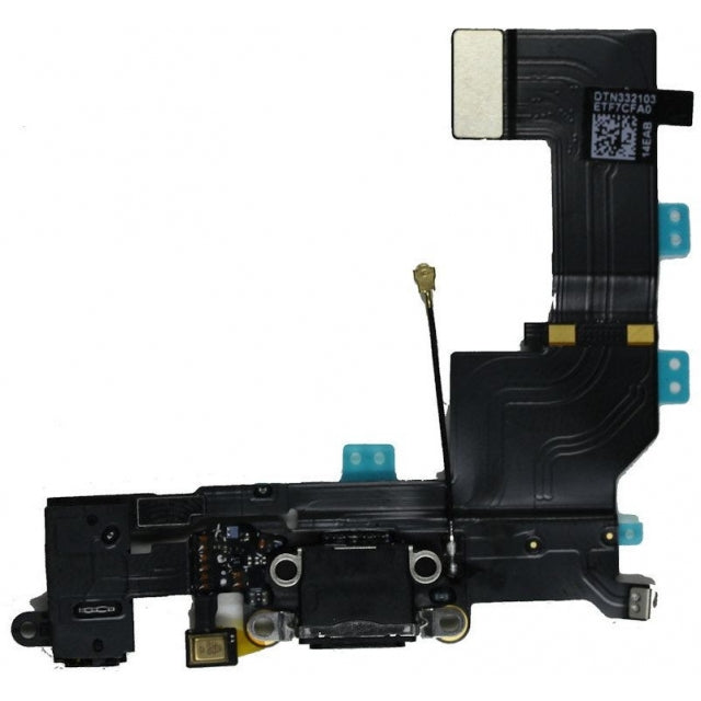 Ersatz-Lade-/Datenanschluss inkl. Flexkabel für Apple iPhone 5S Weiß OEM