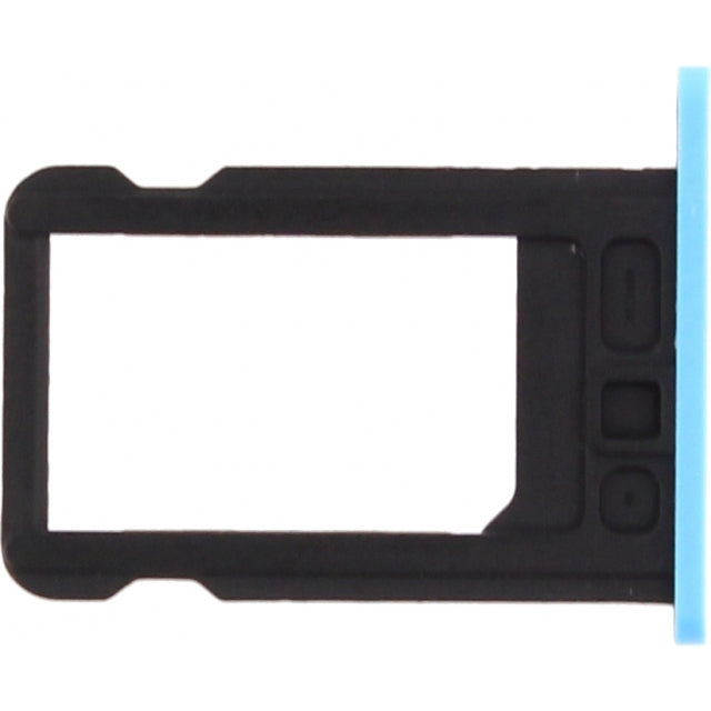 Tiroir de carte SIM de remplacement pour Apple iPhone 5C bleu OEM