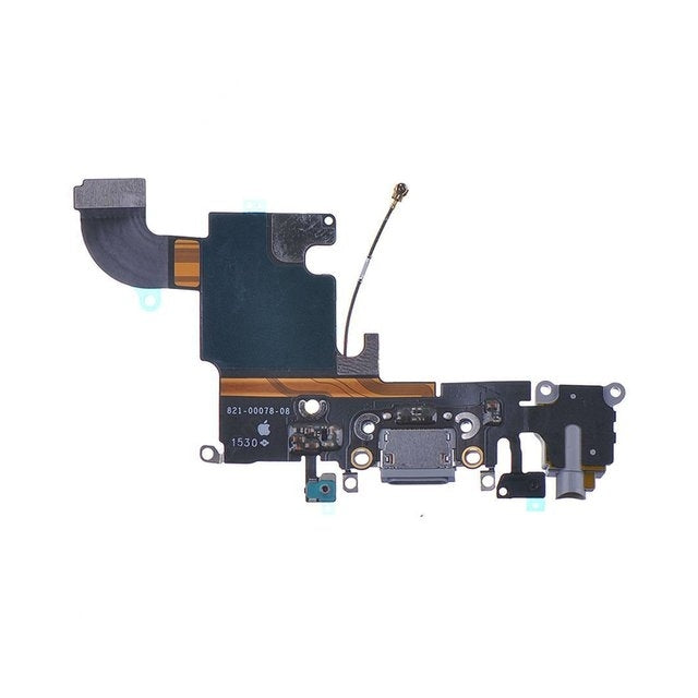 Ersatz Lade-/Datenanschluss inkl. Flexkabel für Apple iPhone 6S Schwarz
