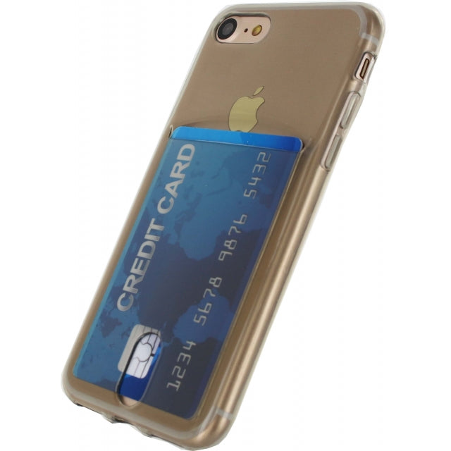 Xccess TPU Card Case Apple iPhone 7/8/SE (2020/2022) Transparent Grau