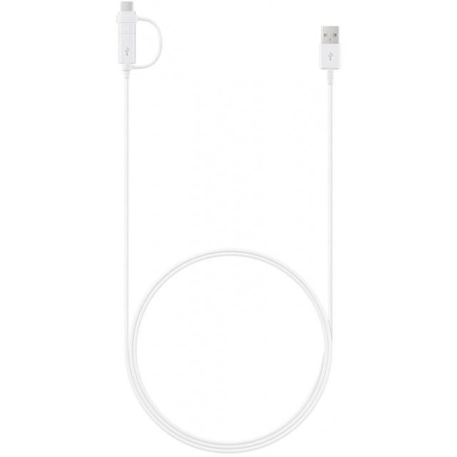 EP-DG930DWEGWW Samsung Lade-/Synchronisationskabel Micro USB/USB-C 1,5m. Weiß