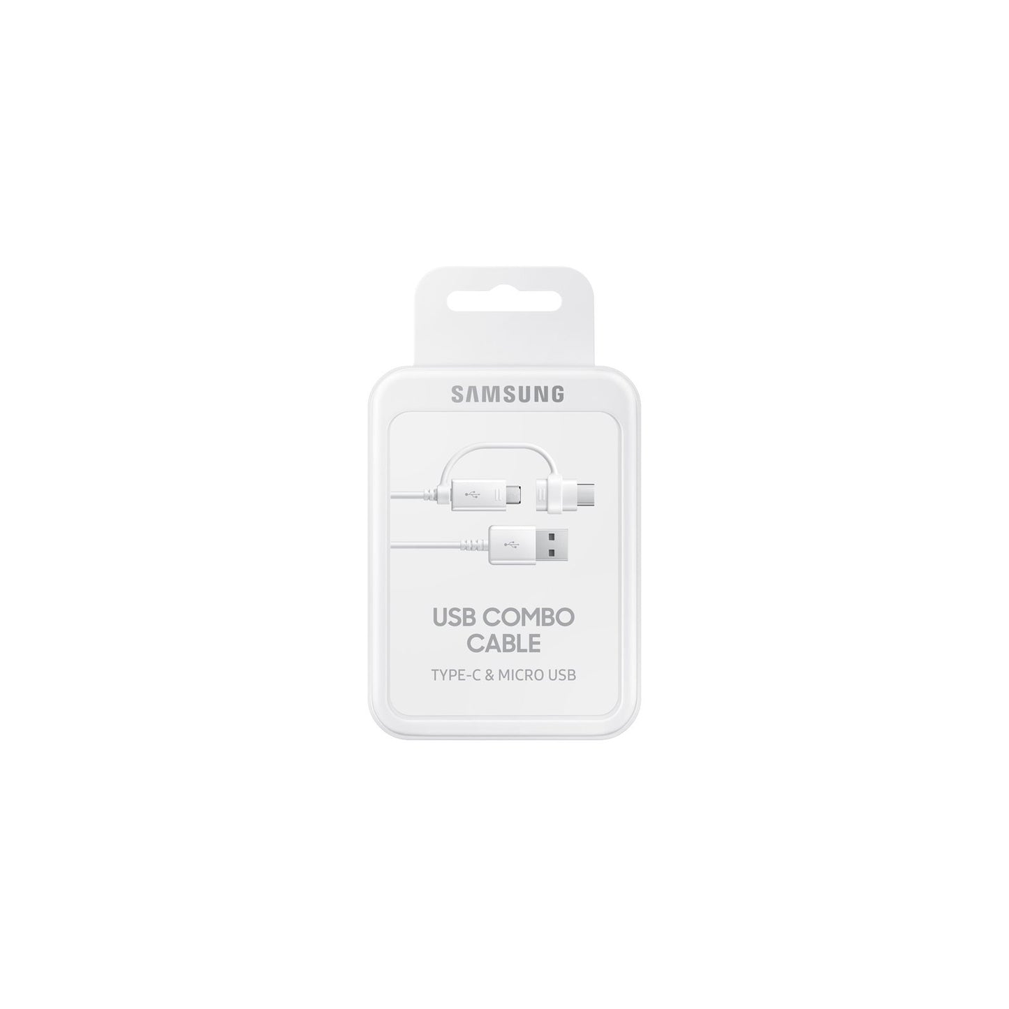 EP-DG930DWEGWW Samsung Charge/Sync Cable Micro USB/USB-C 1.5m. White