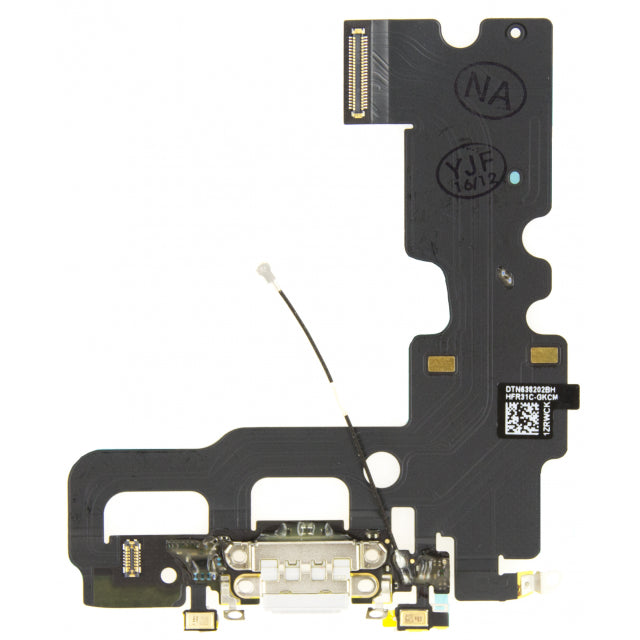Replacement Charge/Data Connector incl. Flex Cable for Apple iPhone 7 Grey OEM