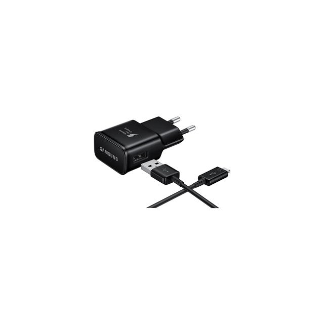 EP-TA20EBEUGWW Samsung Quick Travel Charger incl. Micro USB Cable 2.0A Black Bulk