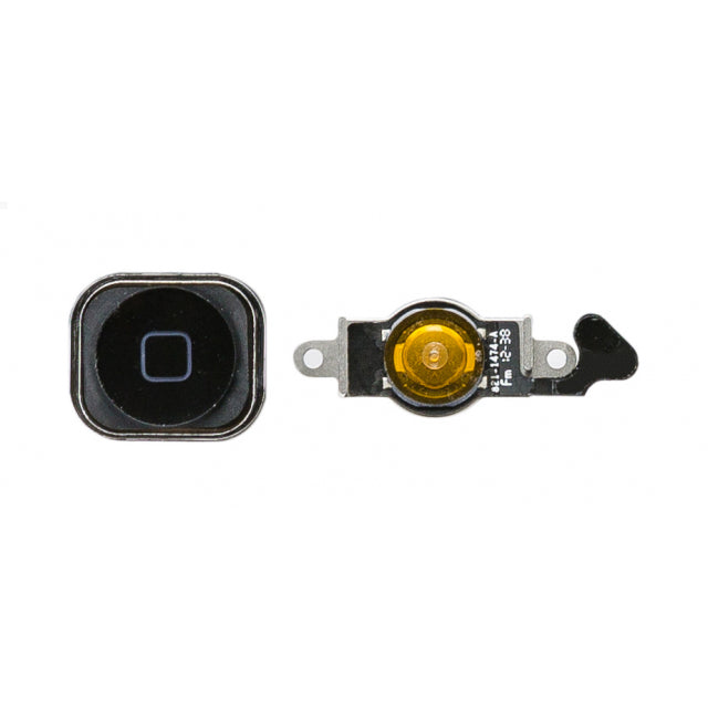 Replacement Home Button Flex Cable incl. Home Button for Apple iPhone 5 Black OEM