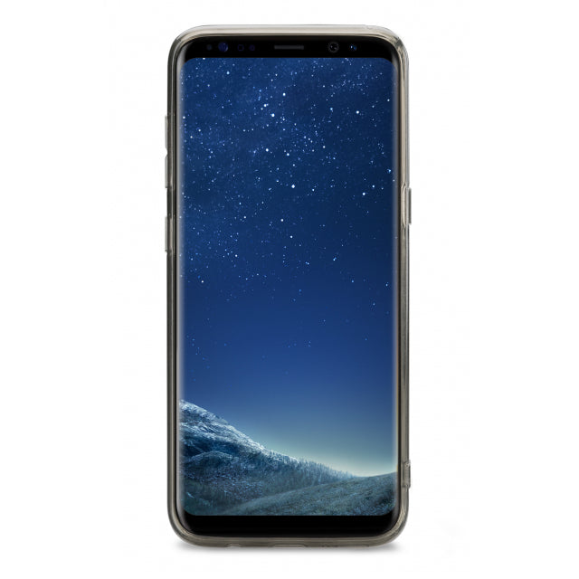 Xccess TPU/PC Hülle Samsung Galaxy S8 Transparent/Schwarz