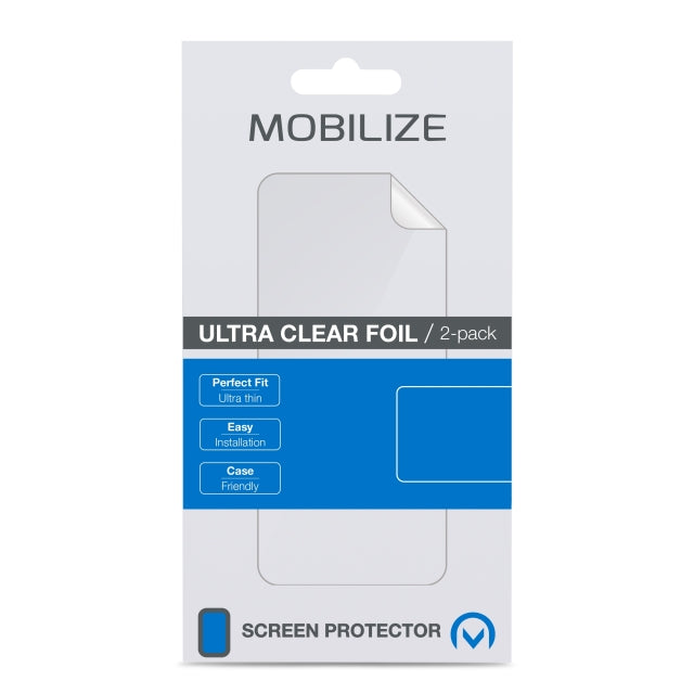 Mobilize Clear 2er-Pack Displayschutzfolie Samsung Galaxy M20