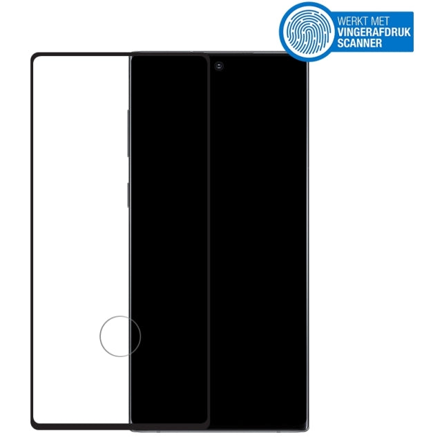 Mobilize Edge-To-Edge Glas Displayschutzfolie Samsung Galaxy Note10 Schwarz