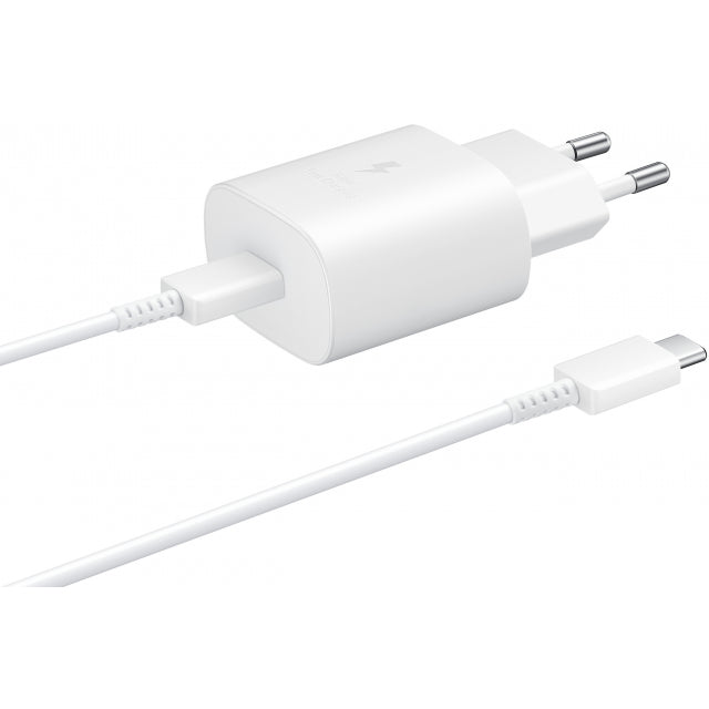 EP-TA800XWEGWW Samsung Super Fast PD Wall Charger USB-C incl. USB-C Cable 25W White