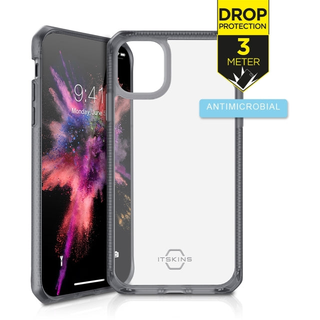 ITSKINS Level 2 HybridFrost for Apple iPhone 11 Pro Transparent Black