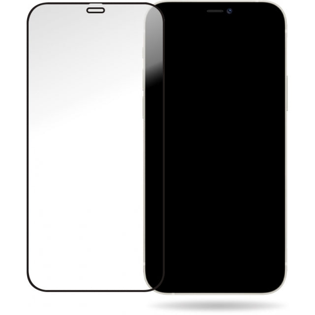 Mobilize Glass Screen Protector - Cadre Noir - Apple iPhone 12/12 Pro