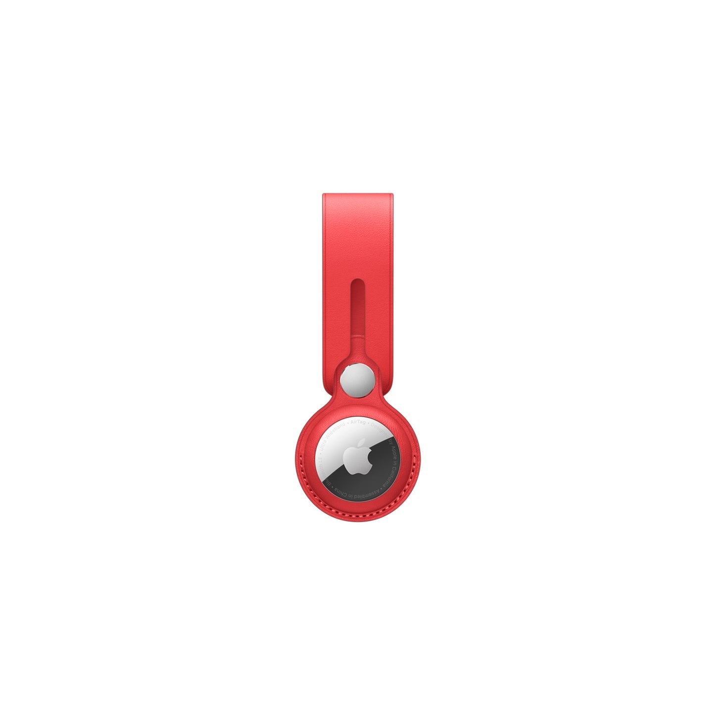 MK0V3ZM/A Apple Airtag Leather Loop (PRODUCT) Red