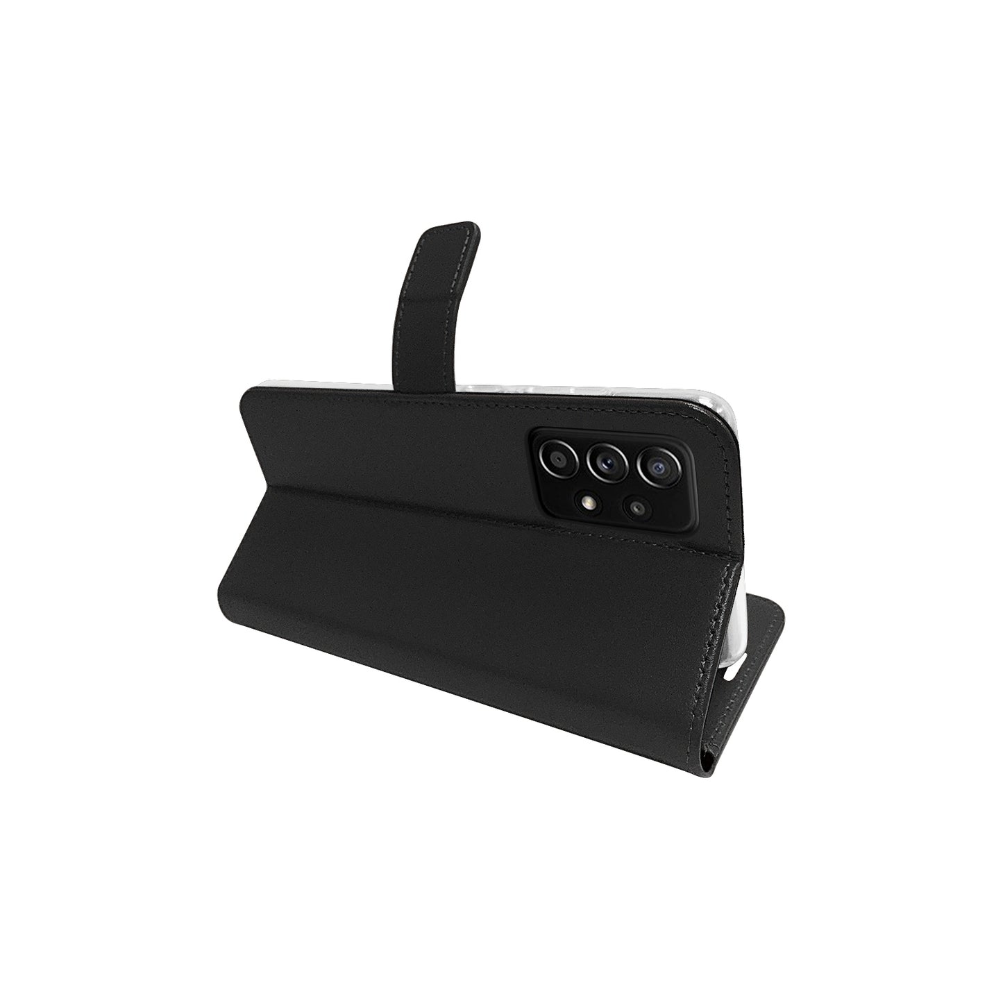 Valenta Book Case Gel Skin Samsung Galaxy A72 4G Black