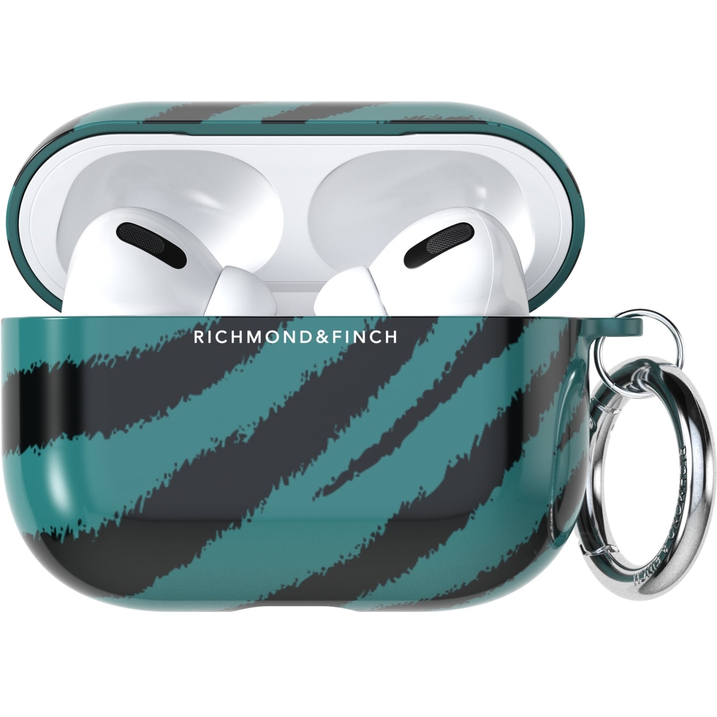 Richmond & Finch Freedom Series Apple Airpod Pro Emerald Zebra
