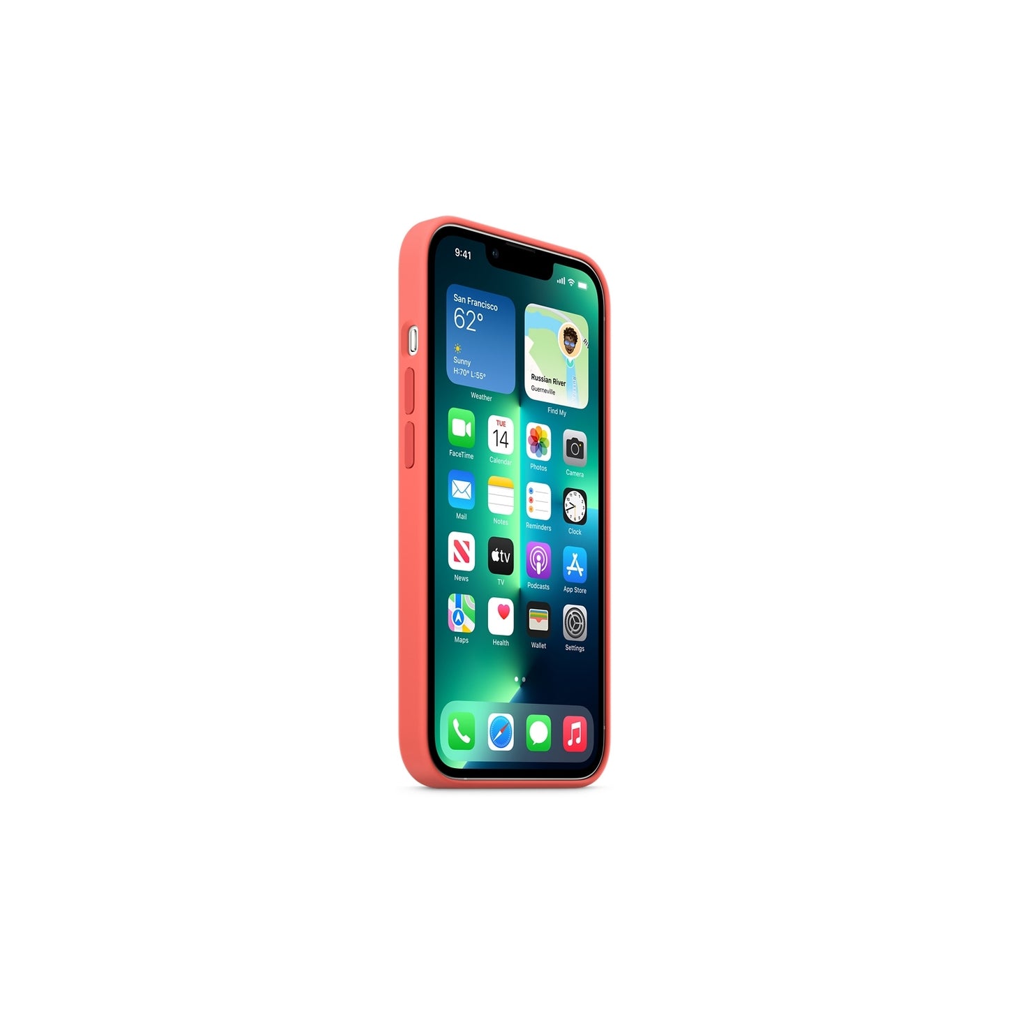 MM2E3ZM/A Apple Silicone Case with MagSafe iPhone 13 Pro Pink Pomelo