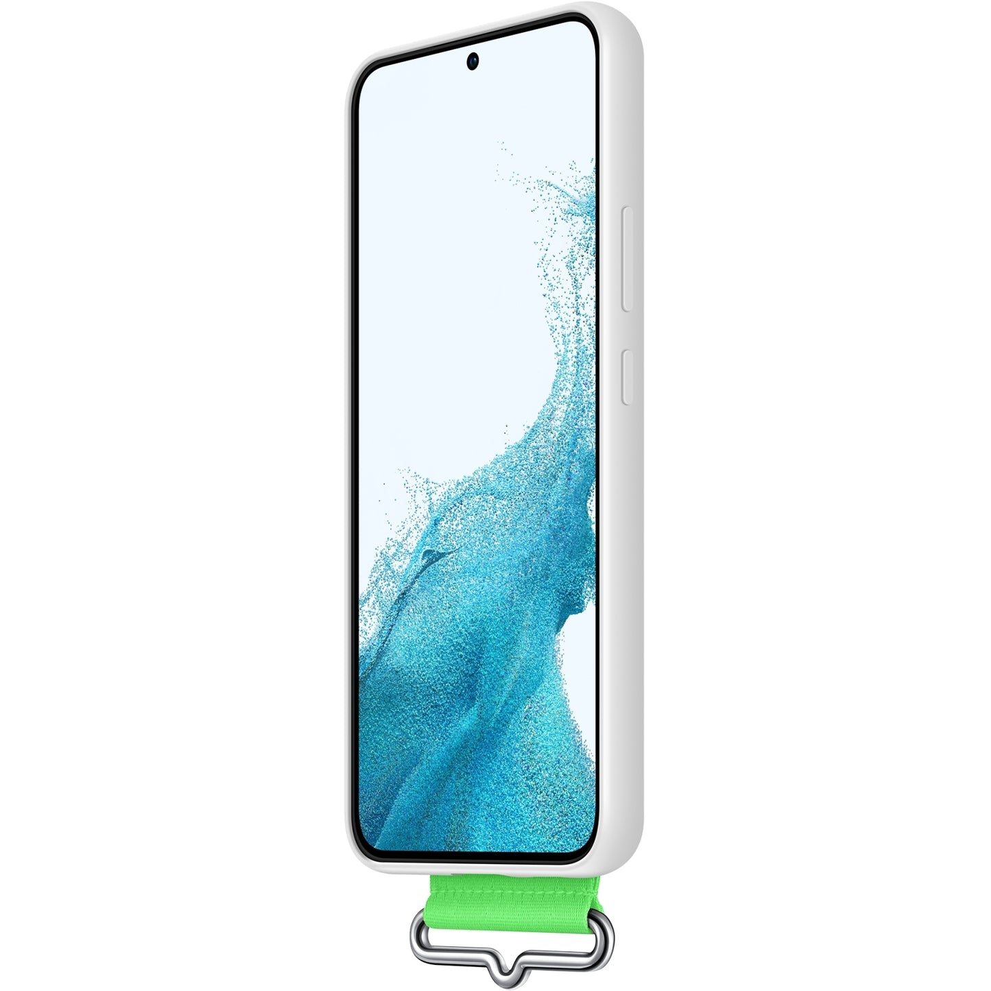EF-GS906TWEGWW Samsung Silicone Cover with Strap Galaxy S22+ 5G White