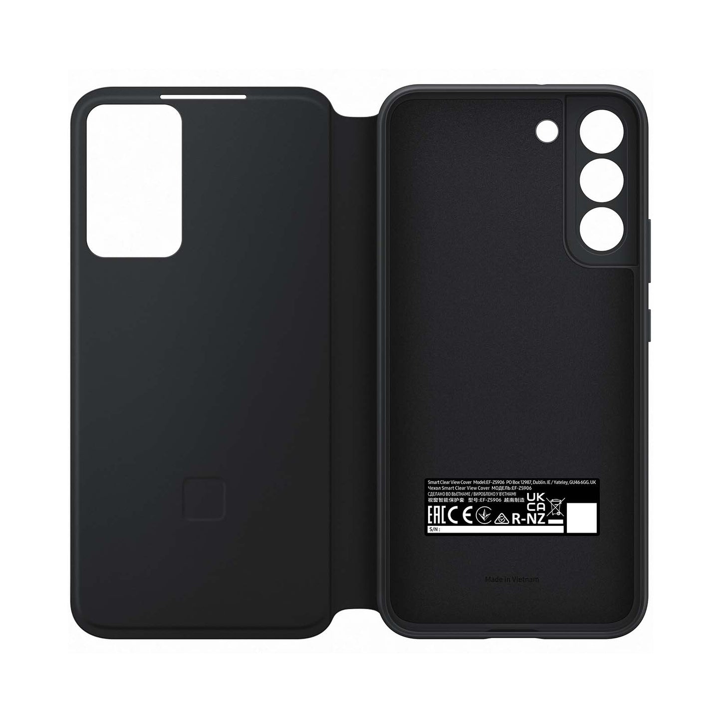 EF-ZS906CBEGEE Samsung Smart Clear View Cover Galaxy S22+ 5G Black