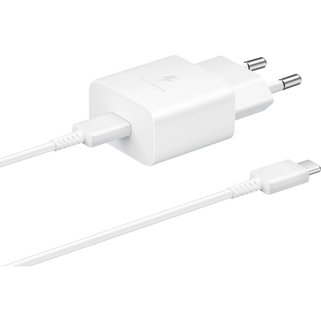 EP-T1510XWEGEU Samsung Schnellladegerät PD Netzteil inkl. USB-C Kabel 15W Weiß