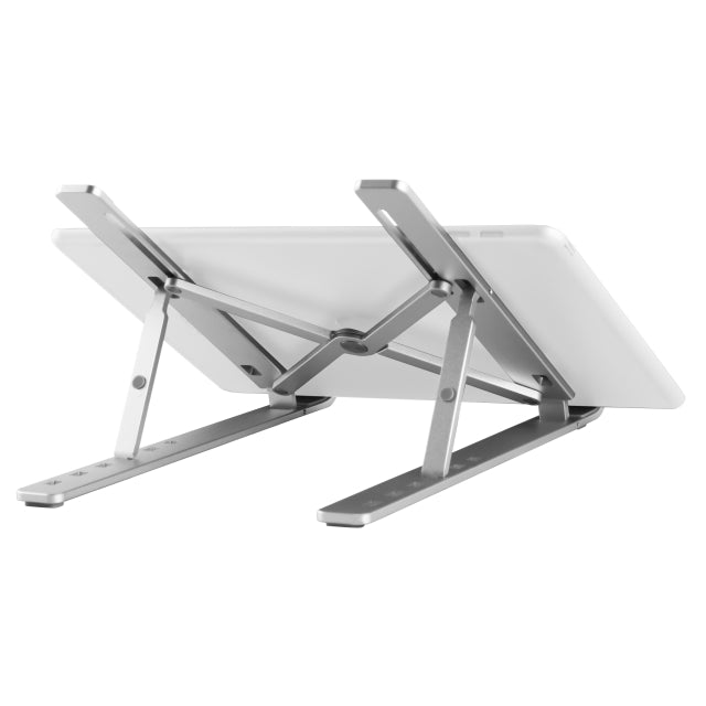 Support d'ordinateur portable en aluminium Mobilize jusqu'à 15,6 pouces Argent