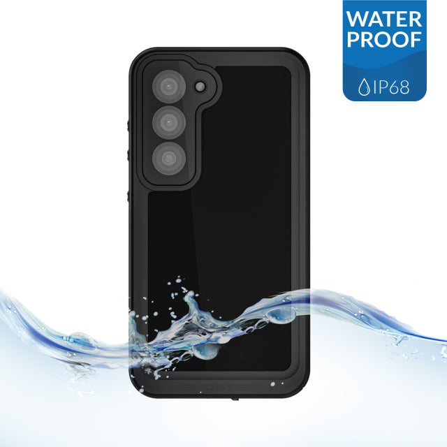 Ghostek Nautical Slim Wasserdichte Hülle Samsung Galaxy S23 5G Schwarz