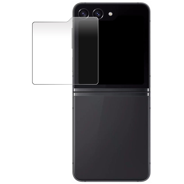 Mobilize Glass Displayschutzfolie Samsung Galaxy Z Flip5 (Außenbildschirm + Kamera)