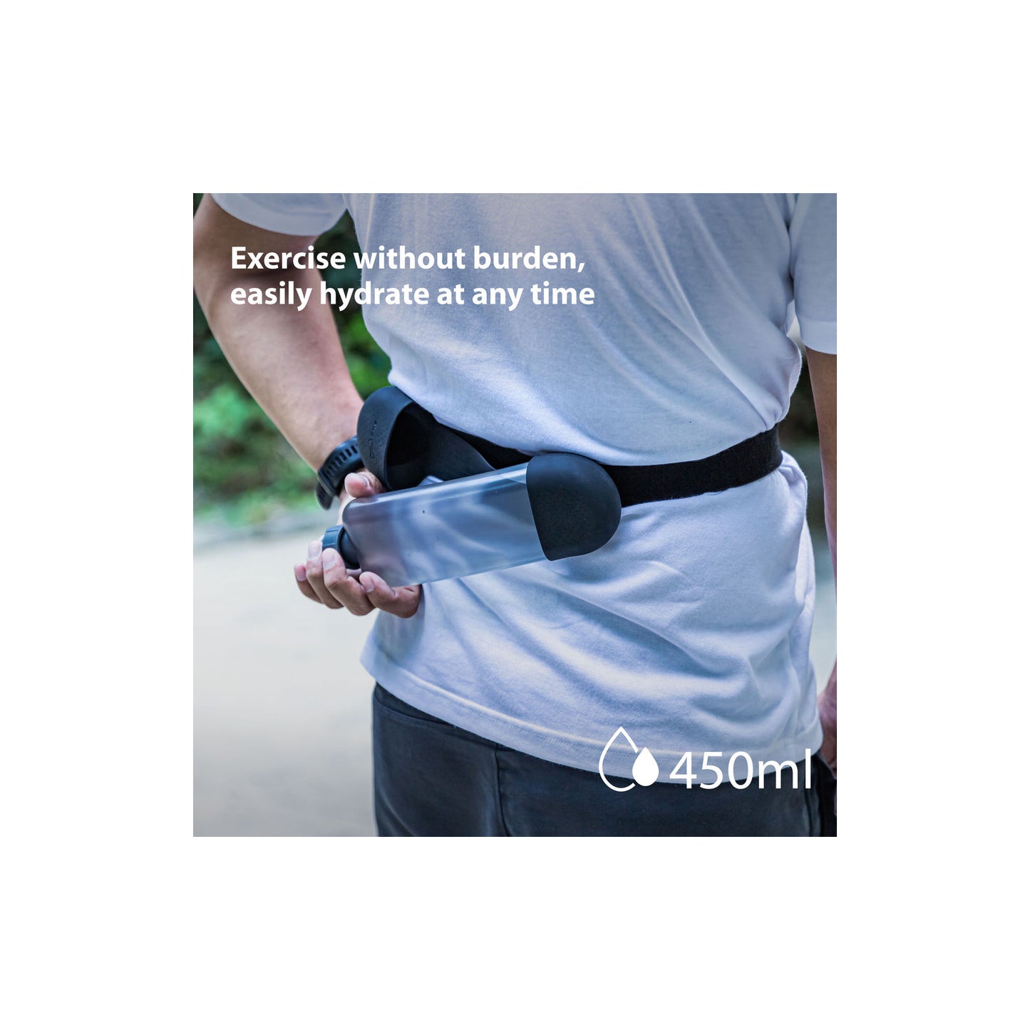 Bone Sport Bottle Clear/Black