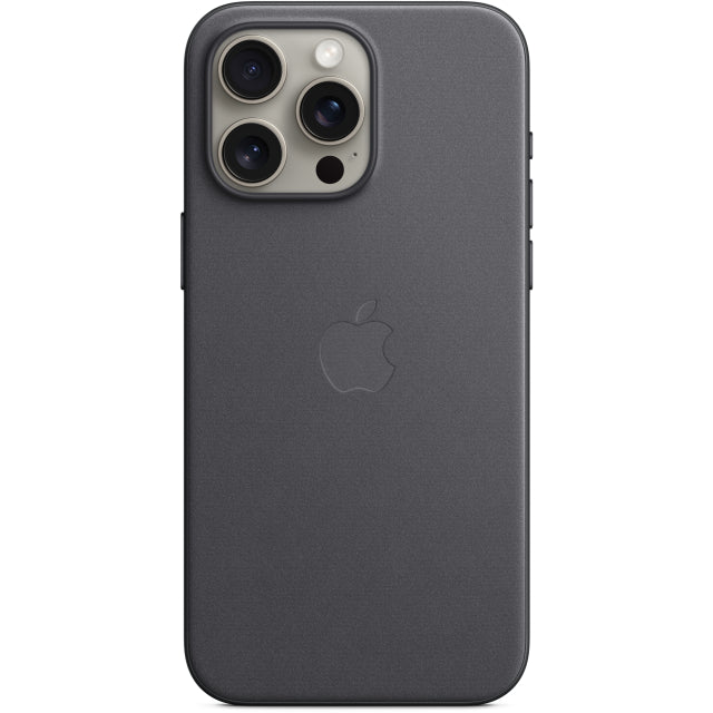 MT4V3ZM/A Apple FineWoven Case mit MagSafe iPhone 15 Pro Max Schwarz