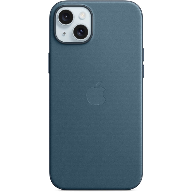 MT4D3ZM/A Coque FineWoven Apple avec MagSafe iPhone 15 Plus Bleu Pacifique