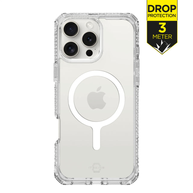 ITSKINS Level 2 HybridMagClear_R für Apple iPhone 16 Pro Max Transparent