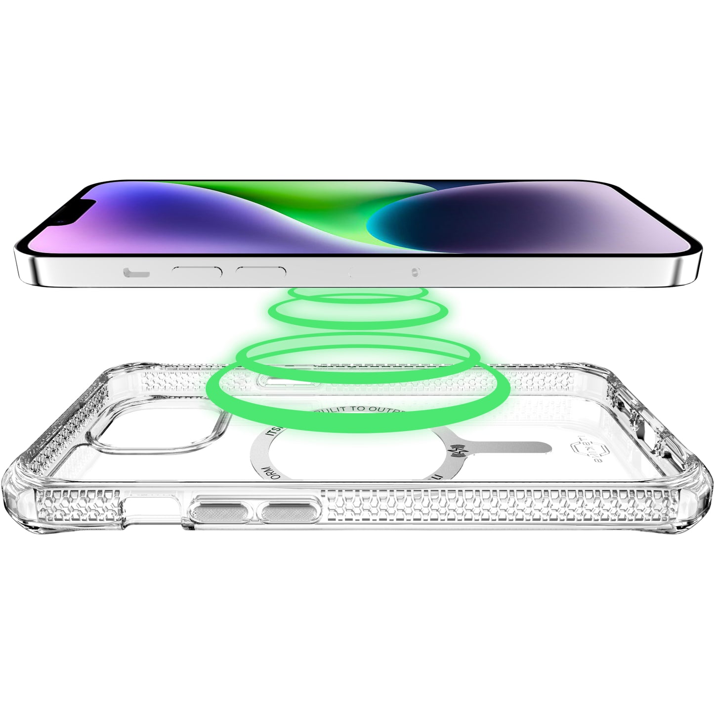 ITSKINS Level 2 HybridMagClear_R for Apple iPhone 13 Transparent