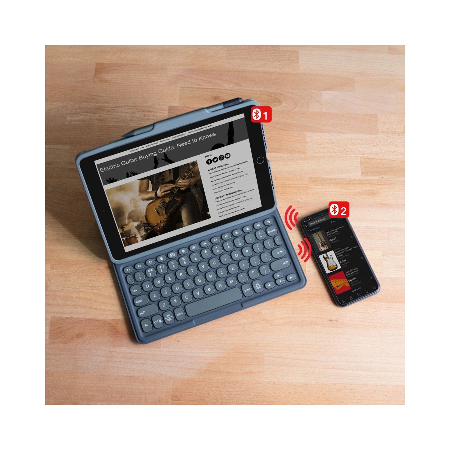 ZAGG Pro Keys Bluetooth Keyboard Case for Apple iPad 10.9 (2022)/iPad 11 (2025) QWERTY Black