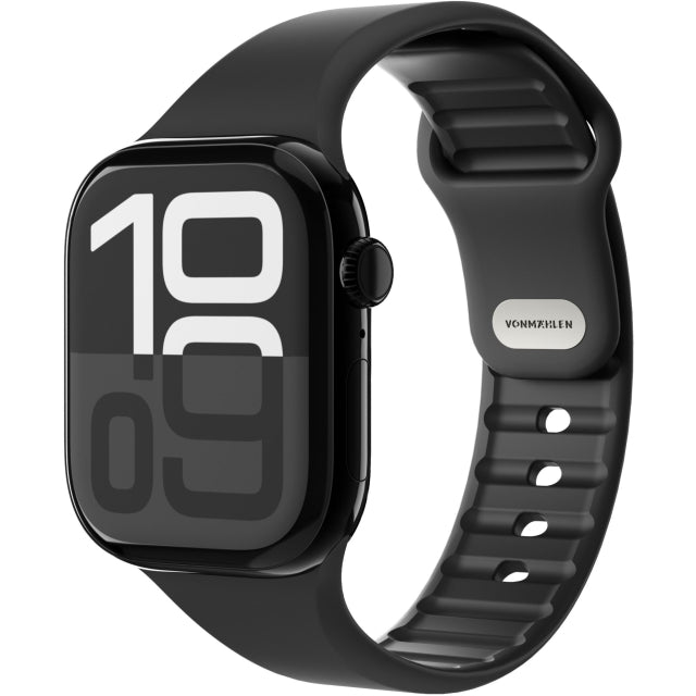 Vonmählen Classic Band 2 Für Apple Watch 44 - 45 - 46 - 49mm Einheitsgröße Schwarz
