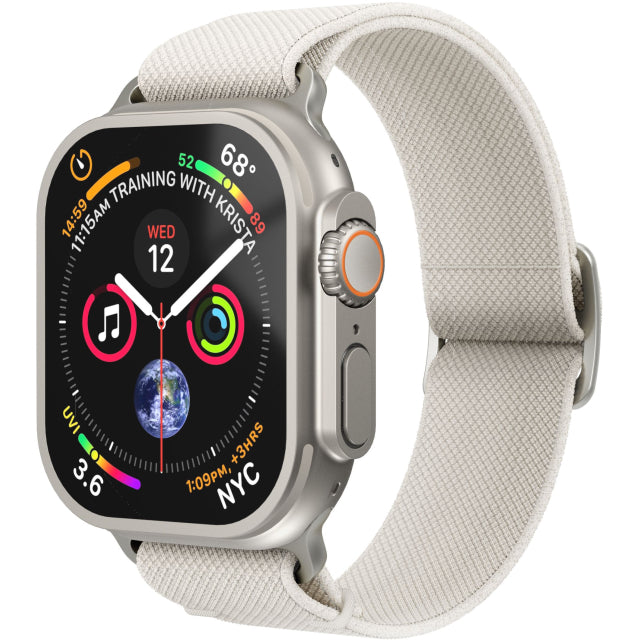 Vonmählen Classic Nylon Loop Pour Apple Watch 40 - 41 - 42mm Taille Unique Crème