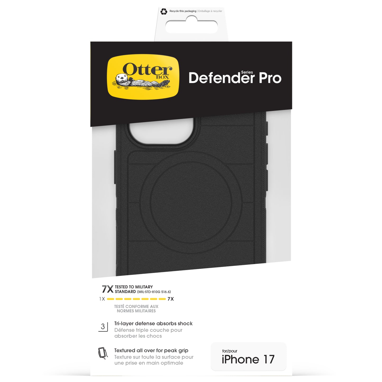 OtterBox Defender Series Pro with MagSafe Apple iPhone 17 Black