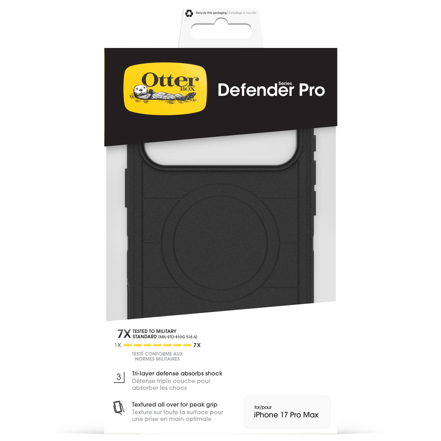 OtterBox Defender Series Pro with MagSafe Apple iPhone 17 Pro Max/18 Pro Max Black