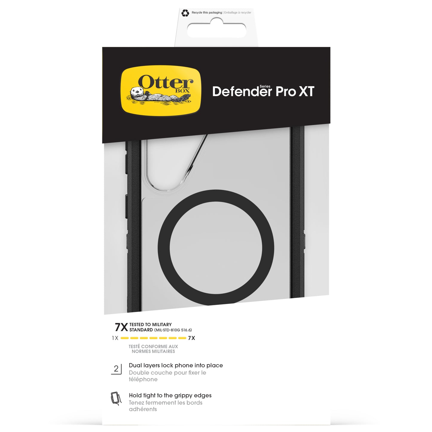 OtterBox Defender Pro XT with Magnets Samsung Galaxy S26+ 5G Clear/Black