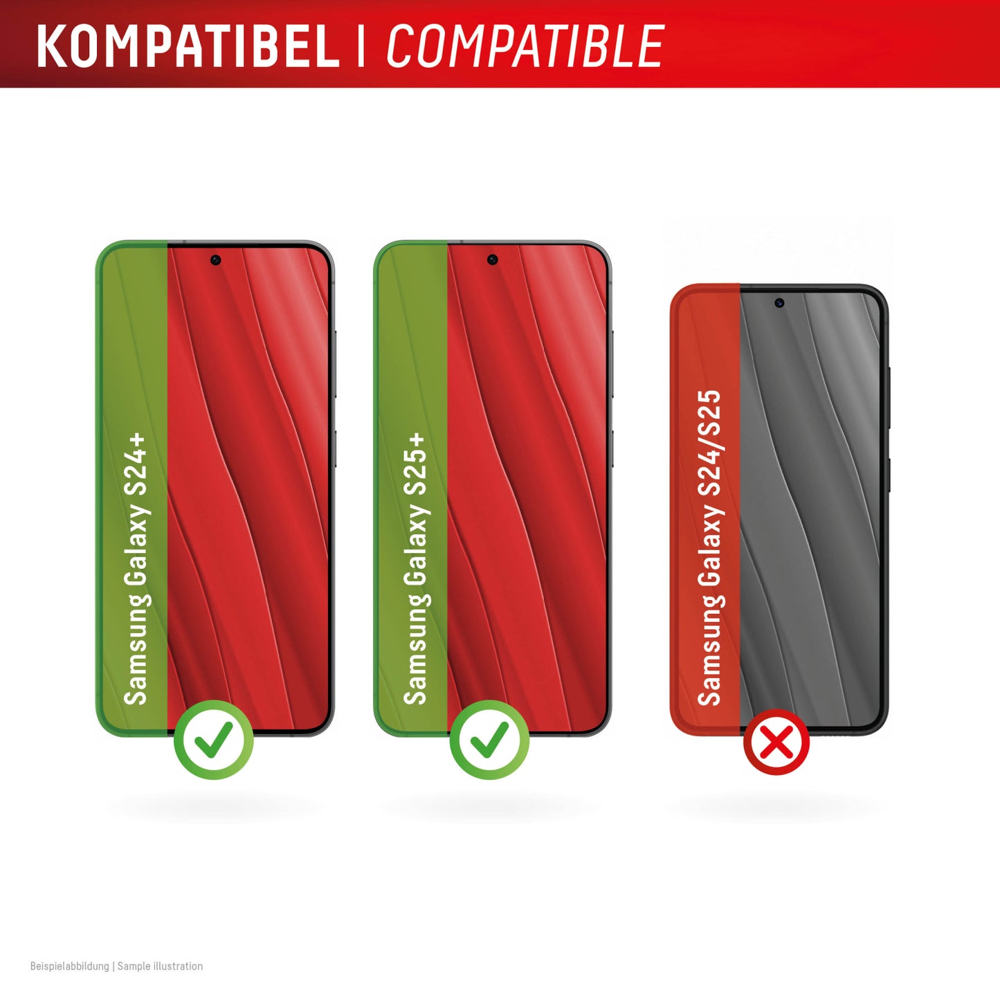DISPLEX Real Glass Samsung Galaxy S24+/S25+