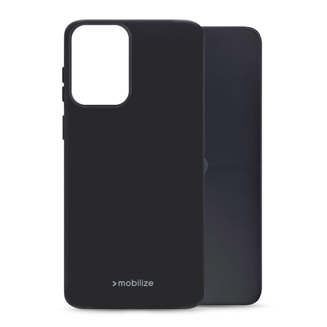 Mobilize Rubber Gelly Case Motorola Moto G35 Mattschwarz